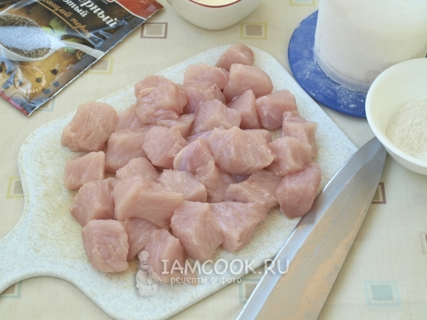 Порезать мясо