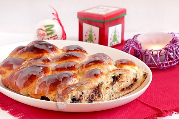 Разрез ореховой плетенки