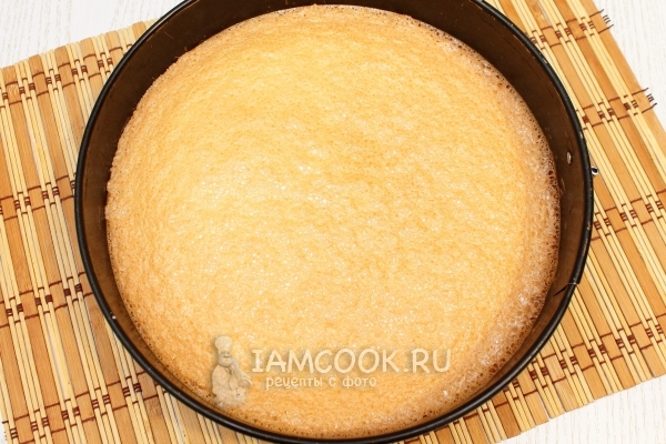 Готовый бисквит на кипятке