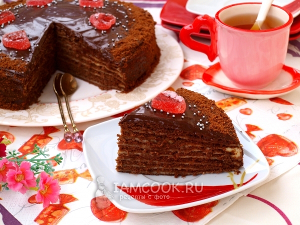 Готовый торт «Спартак»