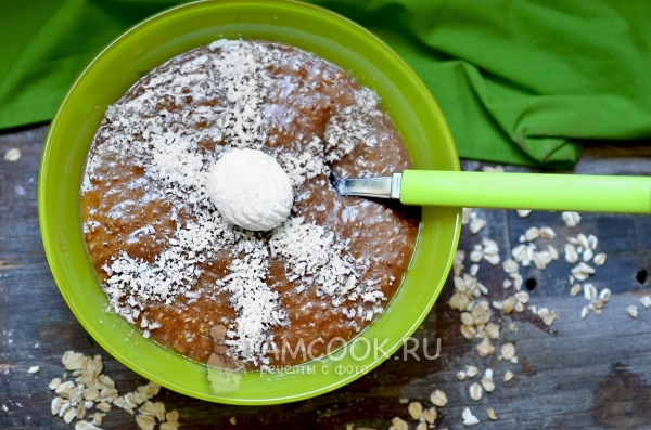 Фото веганской овсянки с кэробом