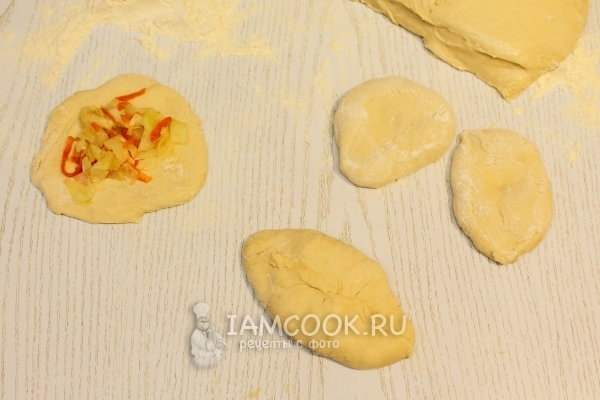 Сформировать пирожки