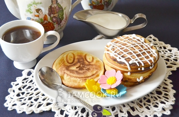 Фото пышных панкейков на молоке