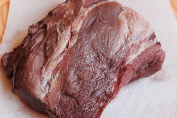 Свинина промаринованная в вине