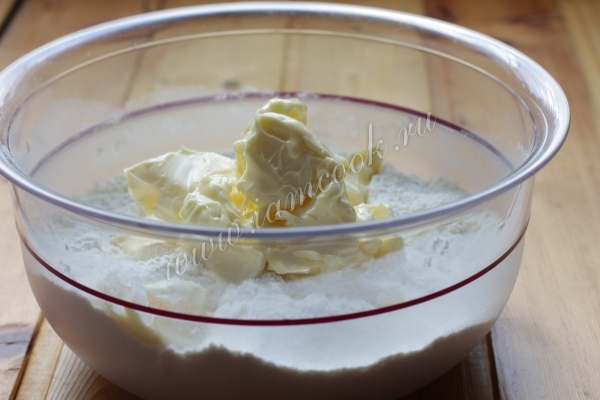 Мука со сливочным маслом