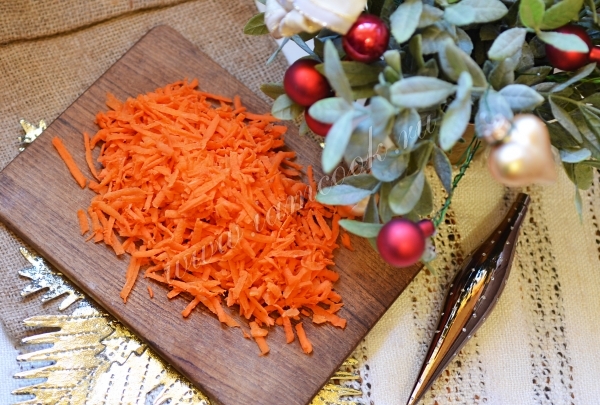 Морковь тертая