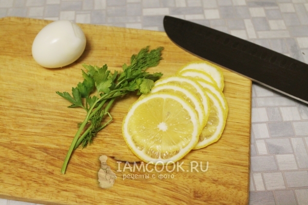 Порезать лимон