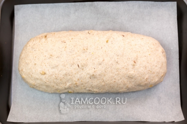 Батон на противне