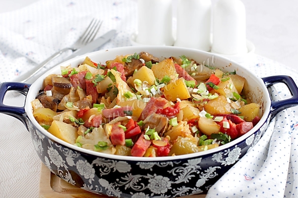 Овощи запеченные, рецепт