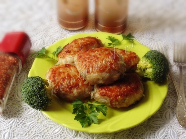 Котлеты в картофельной стружке