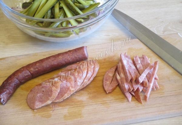 Колбаса резанная