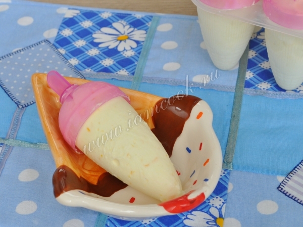 Рецепт мороженого из апельсинового сока