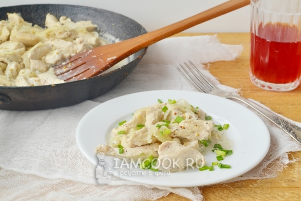 Бефстроганов из курицы