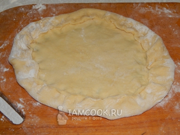 Накрыть тестом и раскатать