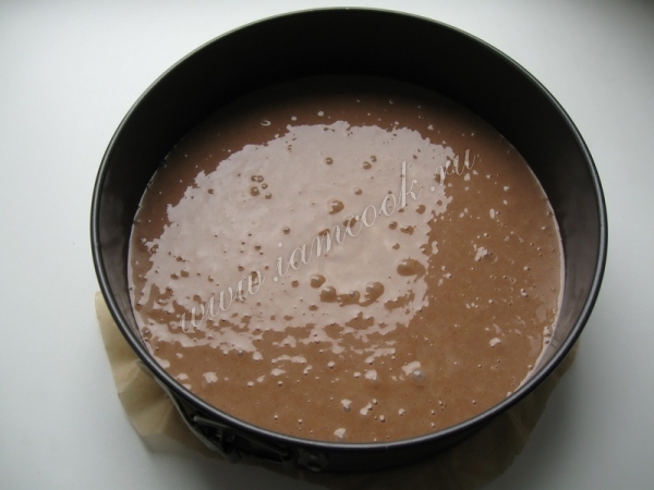 Тесто в форме