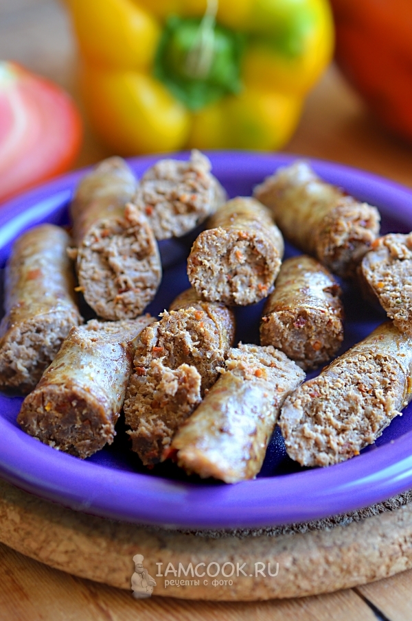 Рецепт домашних колбасок