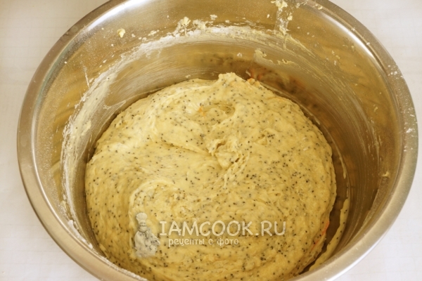 Размешать тесто