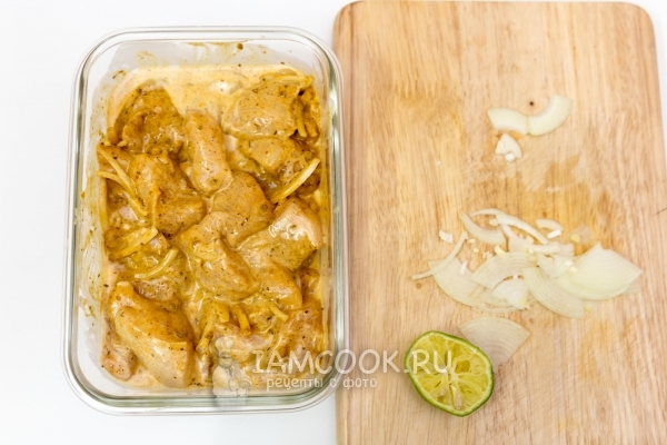 Маринад для куриных шашлычков