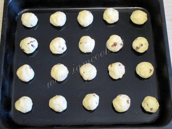 Сформировать заготовки для печенья