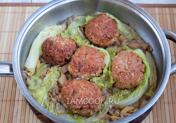 Пожаренные тефтели на сковороде