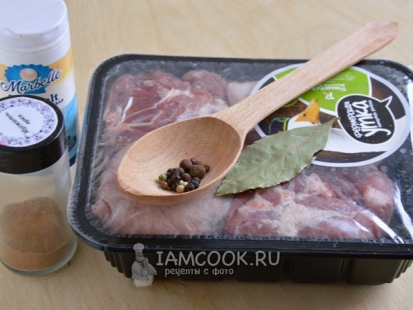 Ингредиенты для тушенки из утки