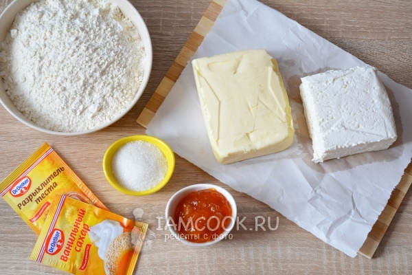 Ингредиенты для печенья Минутка