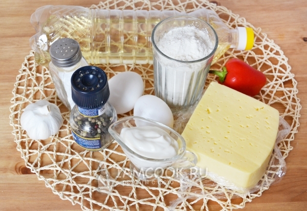 Ингредиенты для сырных шариков