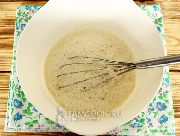 Добавить опару