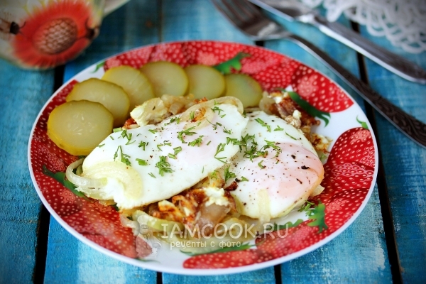 Фото яичницы в мультиварке