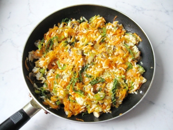 Начинка для вегетарианских голубцов