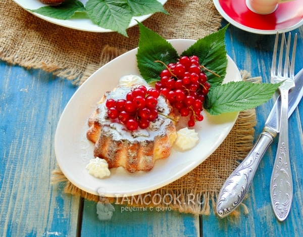 Фото творожной запеканки без манки в духовке