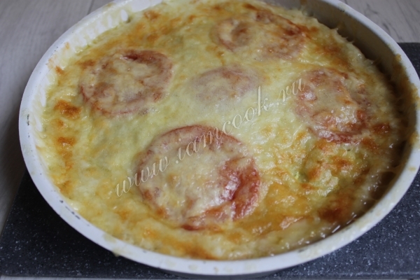 Пицца из кабачков