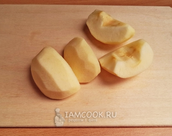 Почистить яблоко