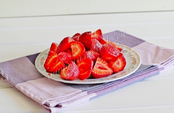 клубника промытая