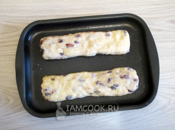 Заготовки для печенья на противне