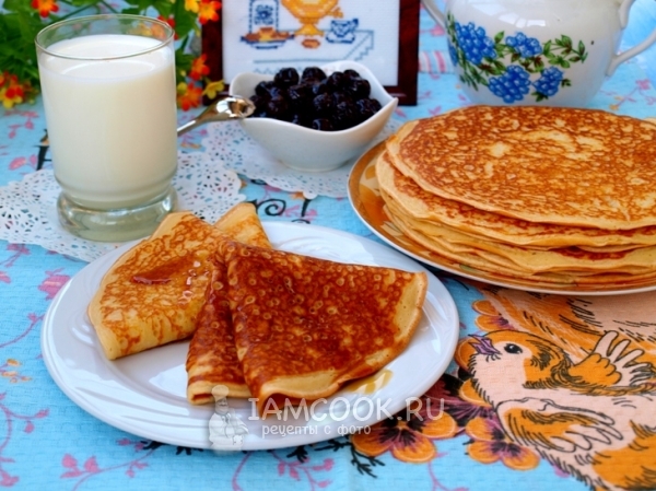 Блины на ряженке