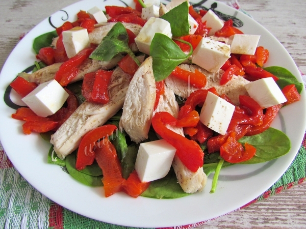 кусочки брынзы