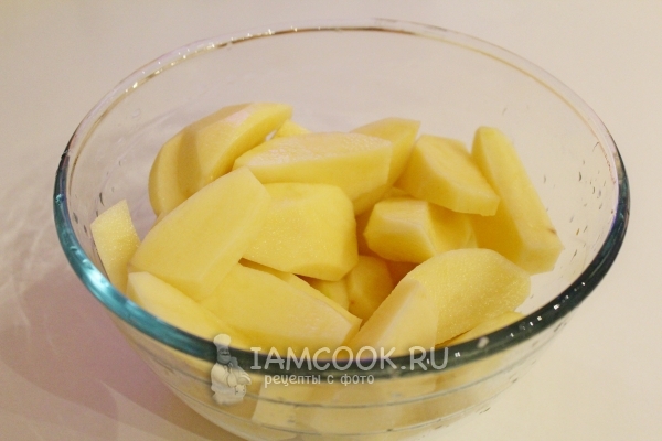 Картофель порезанный
