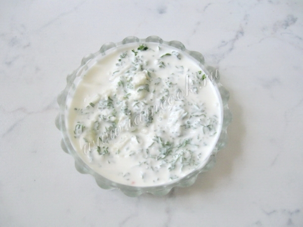 Соус для баклажанов