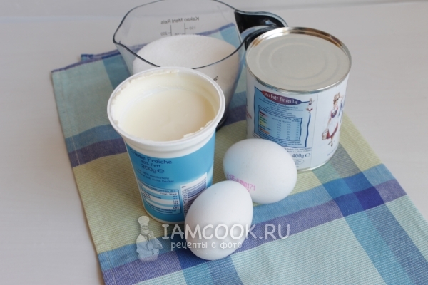 Ингредиенты для торт Кучерявый панчо