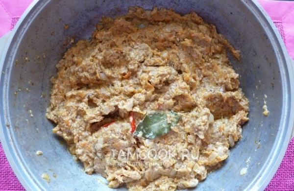 Икра из соленых грибов