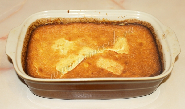 Творожная запеканка в форме