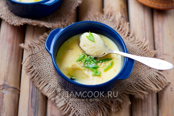 Рецепт китайского заварного яичного крема (на пару)