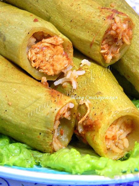 Рецепт фаршированных кабачков