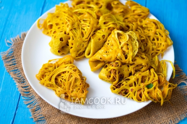 Готовые «Роти Джала» - малазийские кружевные блины