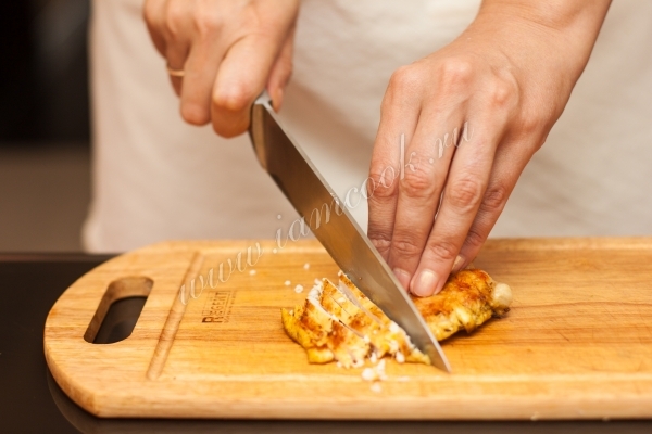 Режем курицу