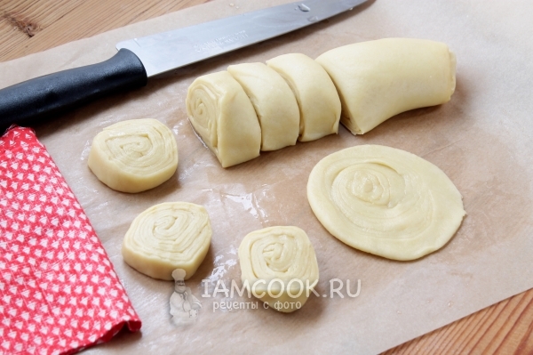 Раскатать рулетные заготовки