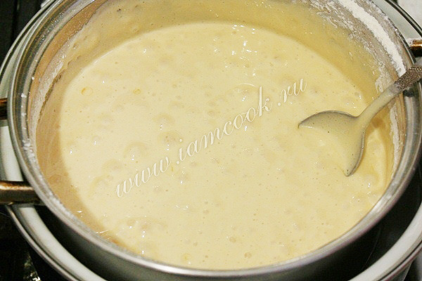 Добавили стакан муки