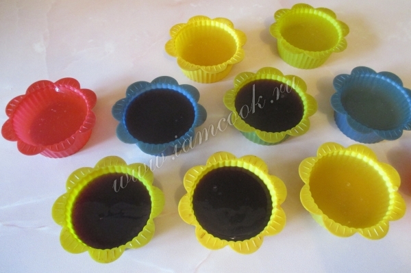 Готовое желе из агара