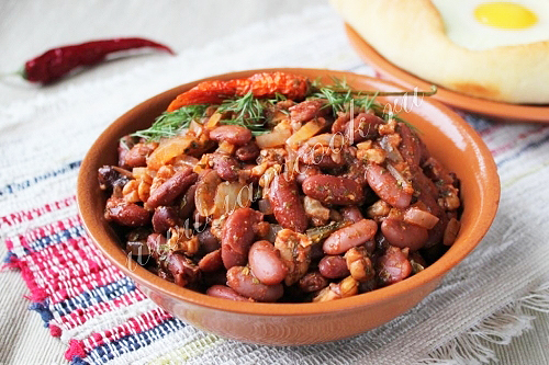 Лобио из красной фасоли, фото